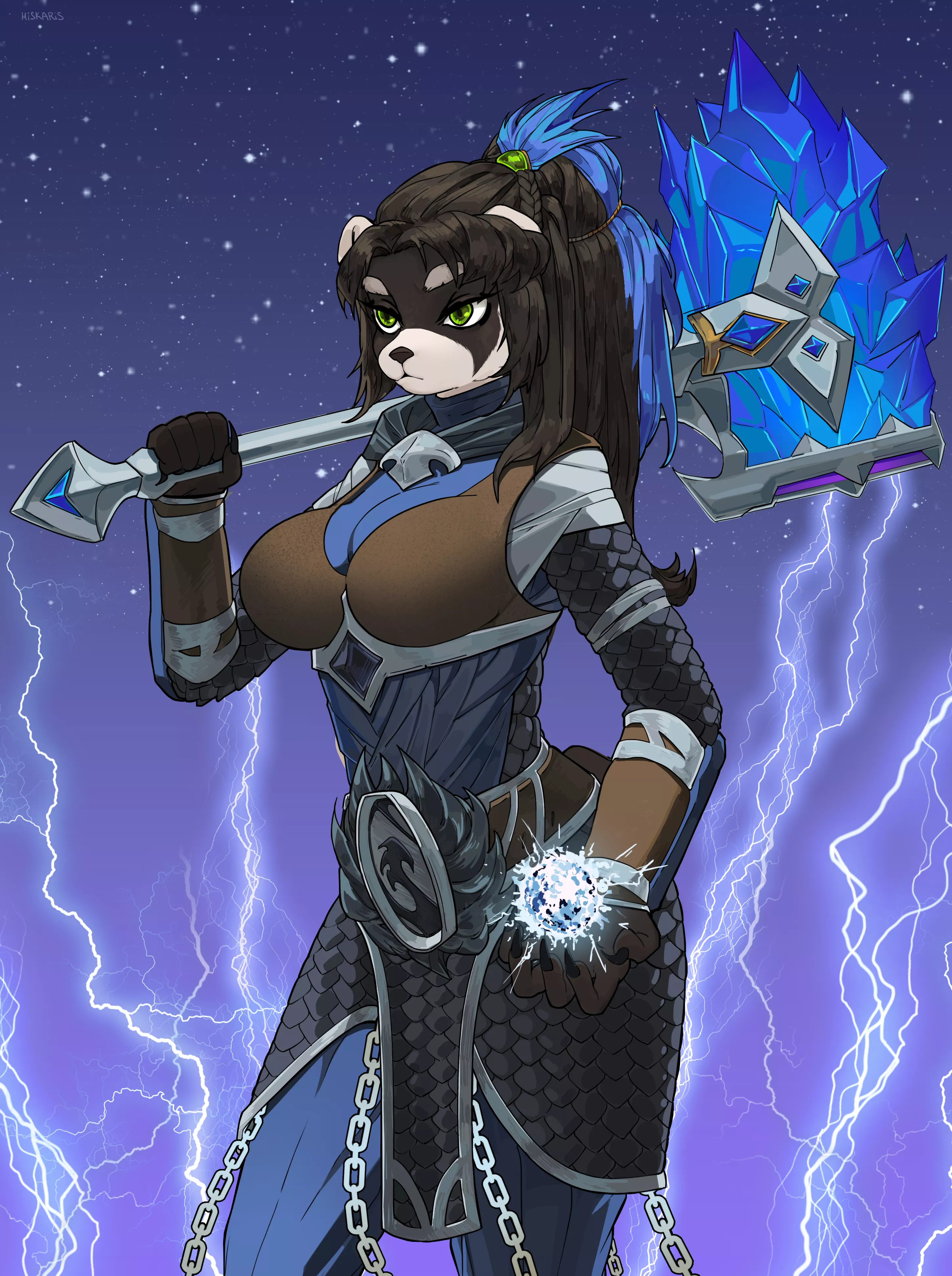 commissioned character (art by me)