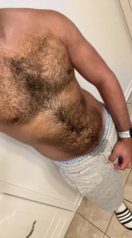 do I get clean or just leave this sweat on me?