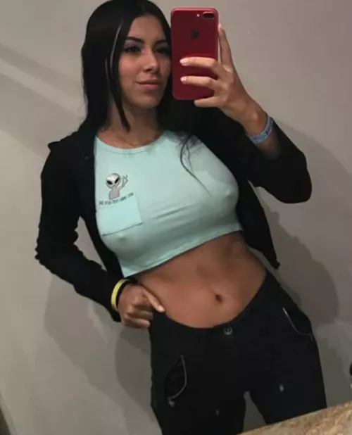Fit and pokie woman