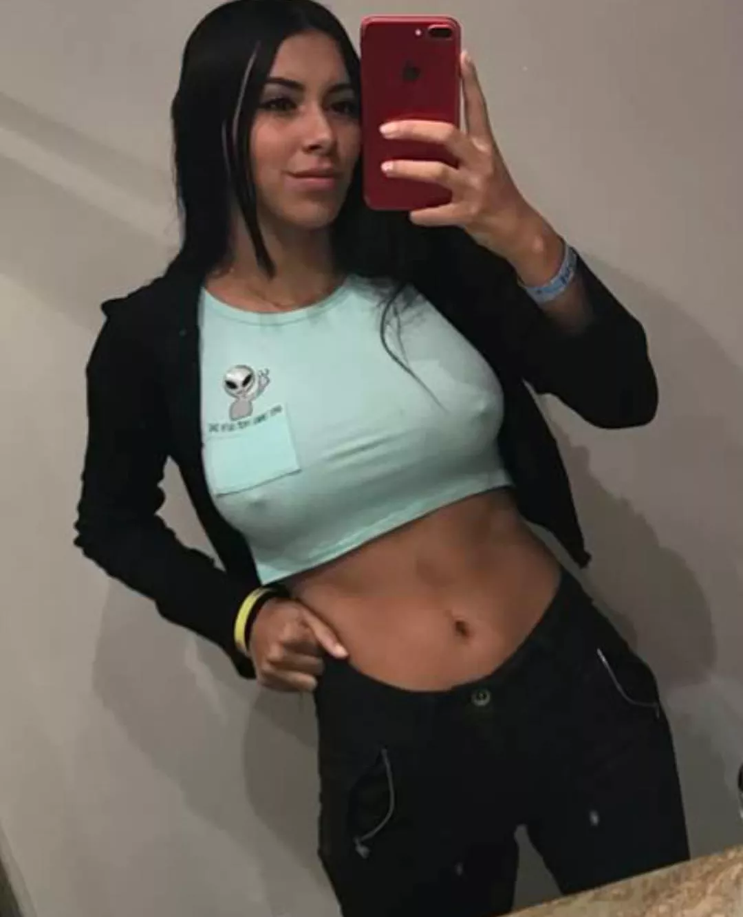 Fit and pokie woman