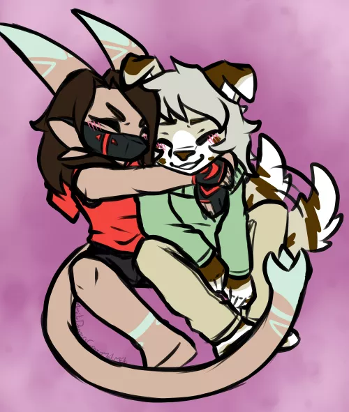 [For Hire] AT: AdyTheFox77 (Art and Amelie (c) Me)
