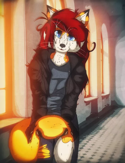 Good Looks! (Art by me: 0l-Fox-l0)