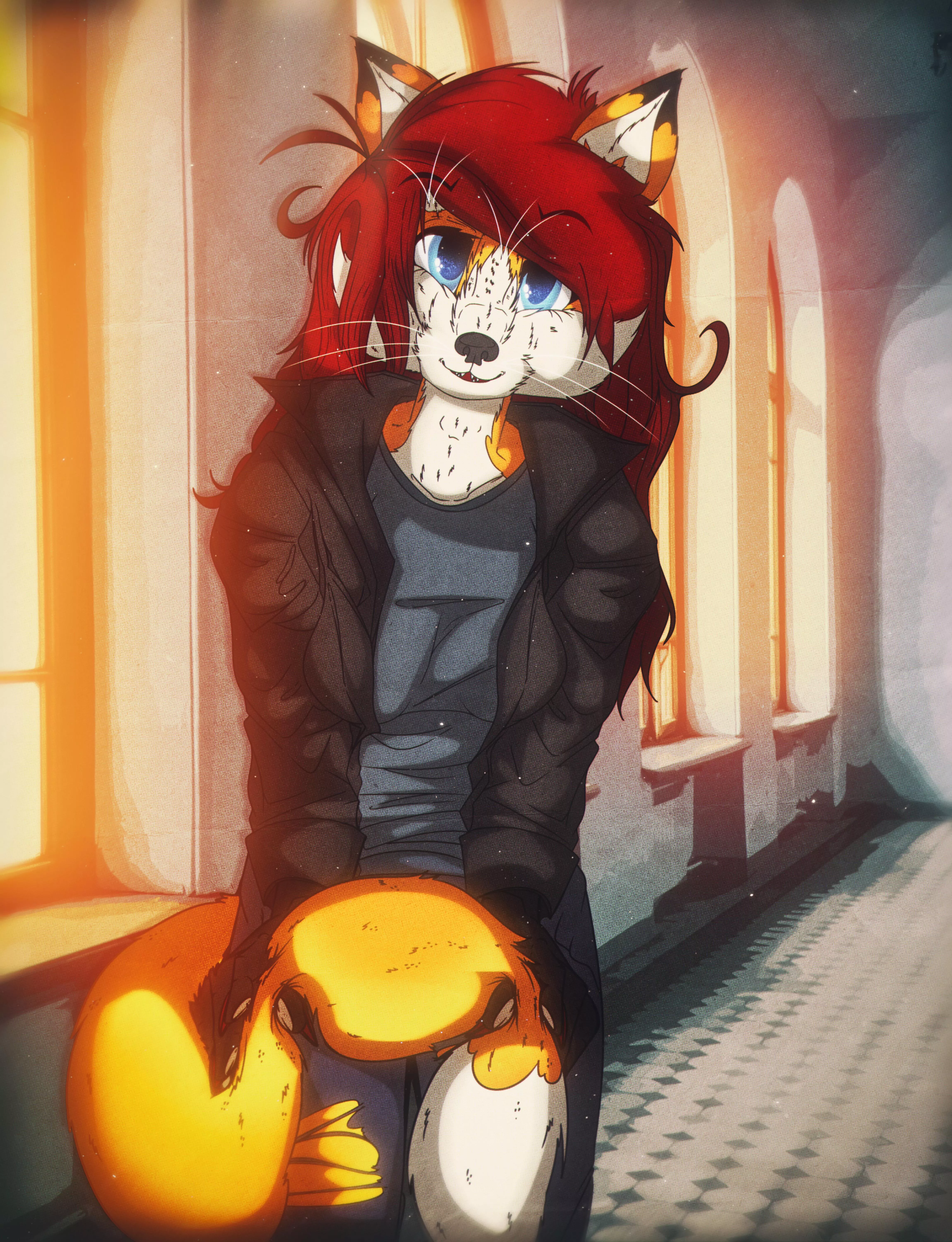 Good Looks! (Art by me: 0l-Fox-l0)