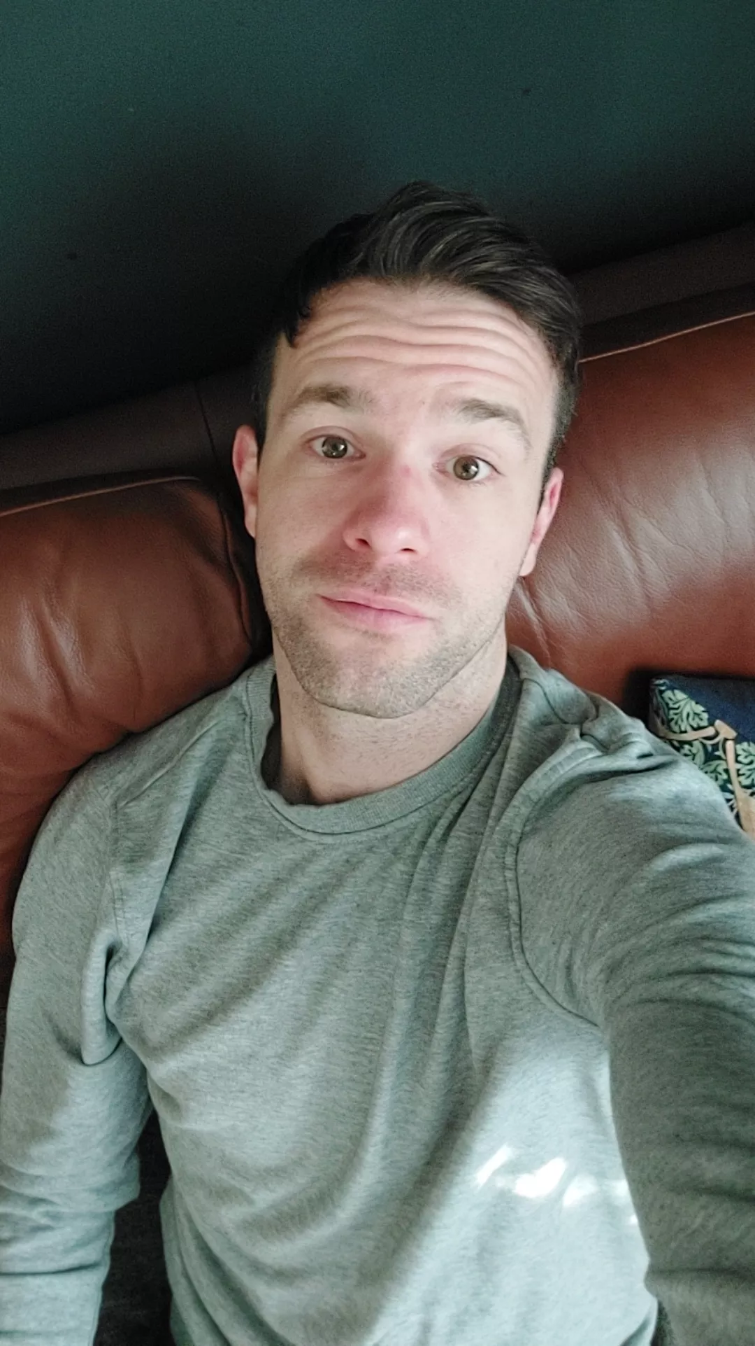 Got a cold (hence the red nose) so awarding myself a casual Friday!