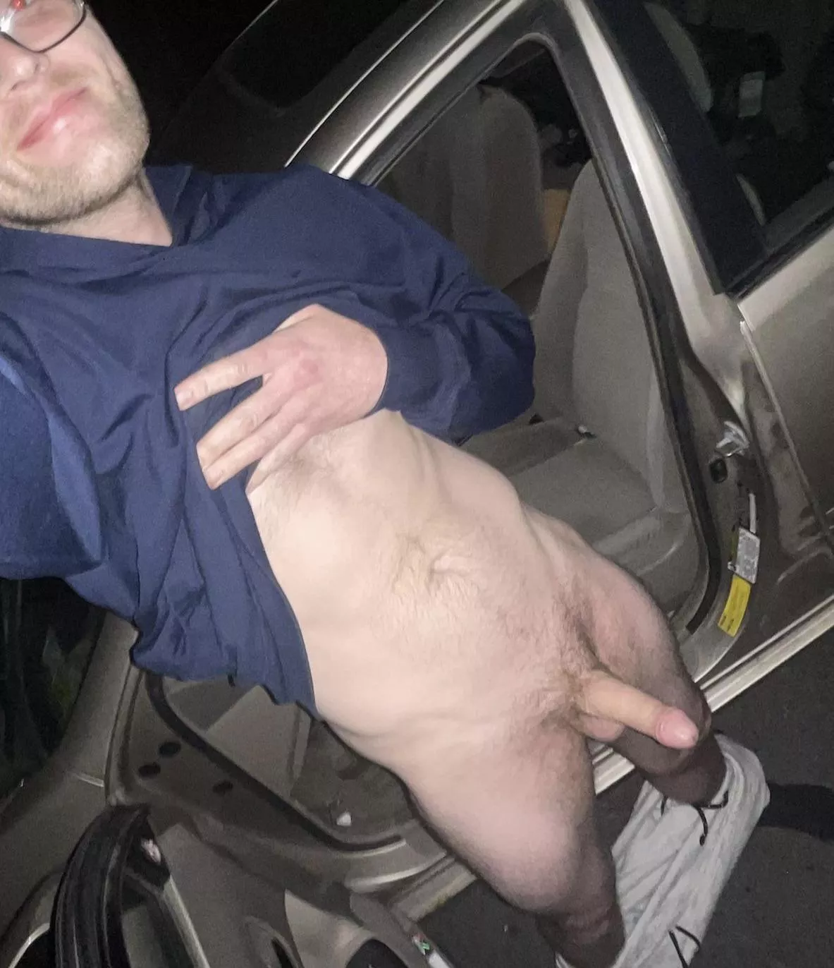 Had to jump out of the car and play in the road a little