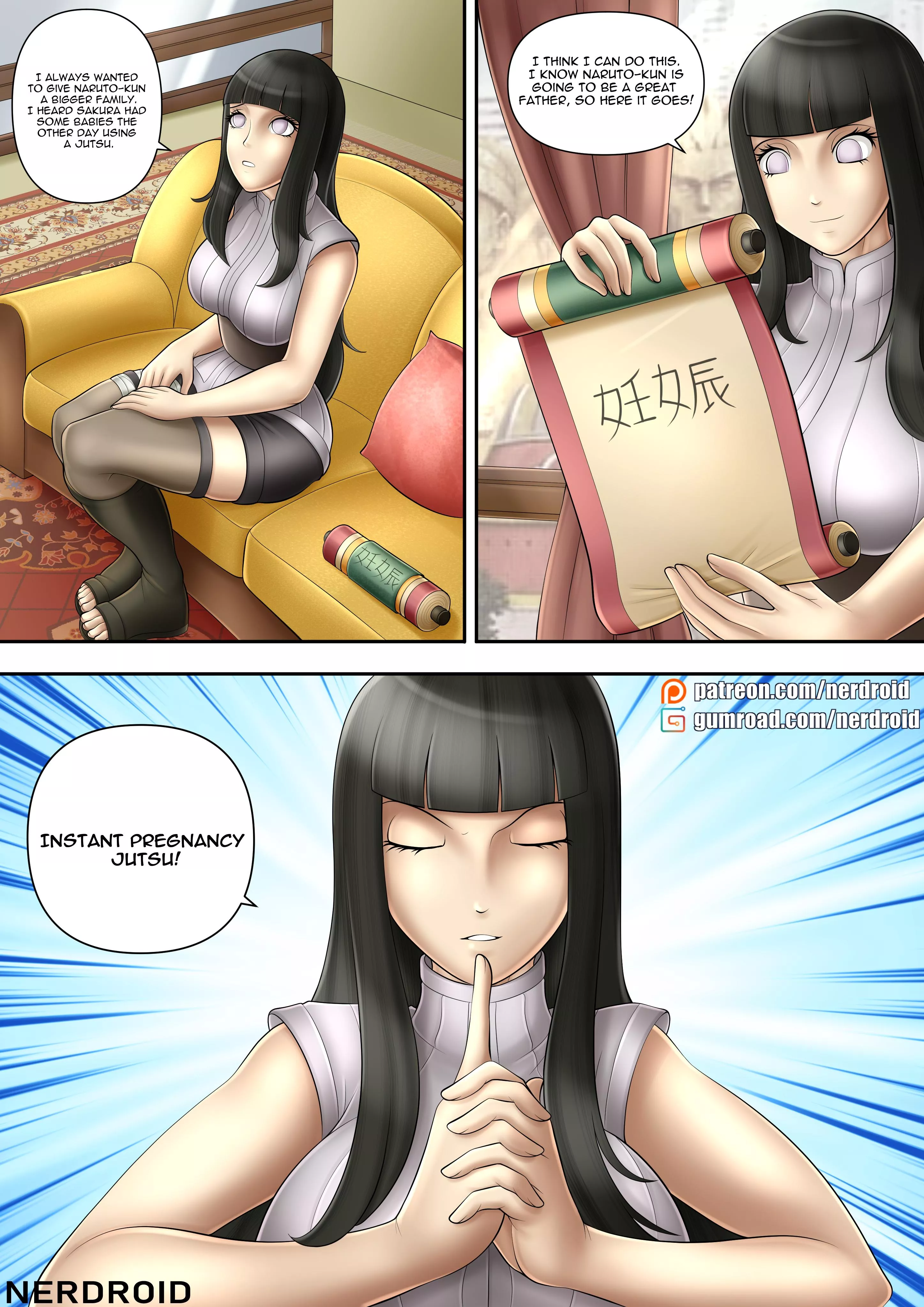Hinata's Pregnancy Jutsu - Page 1