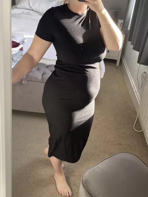 I hope the boss doesn’t mind me wearing no bra today!