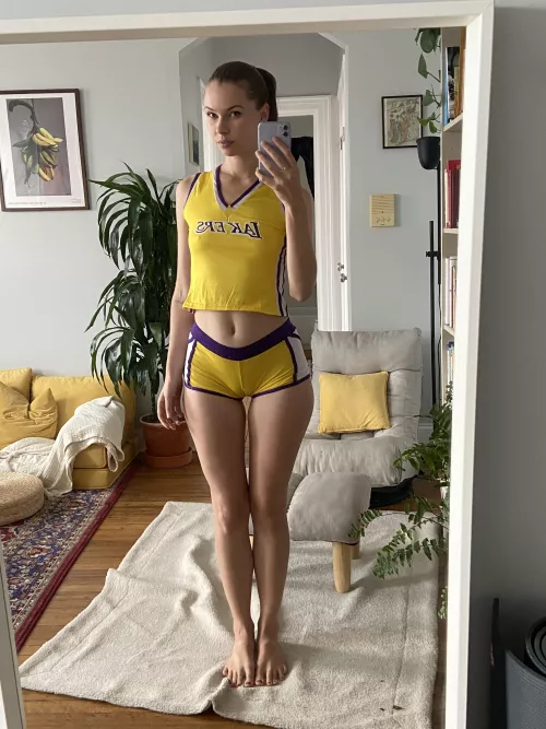 I was almost a Laker girl for Halloween