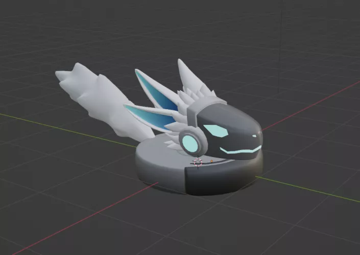 I was bored so I made this little Protogen Roomba