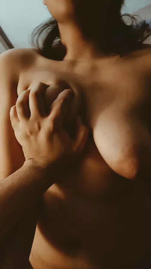 I'm sorry I blocked the view, but you try not cupping those.[M][F]