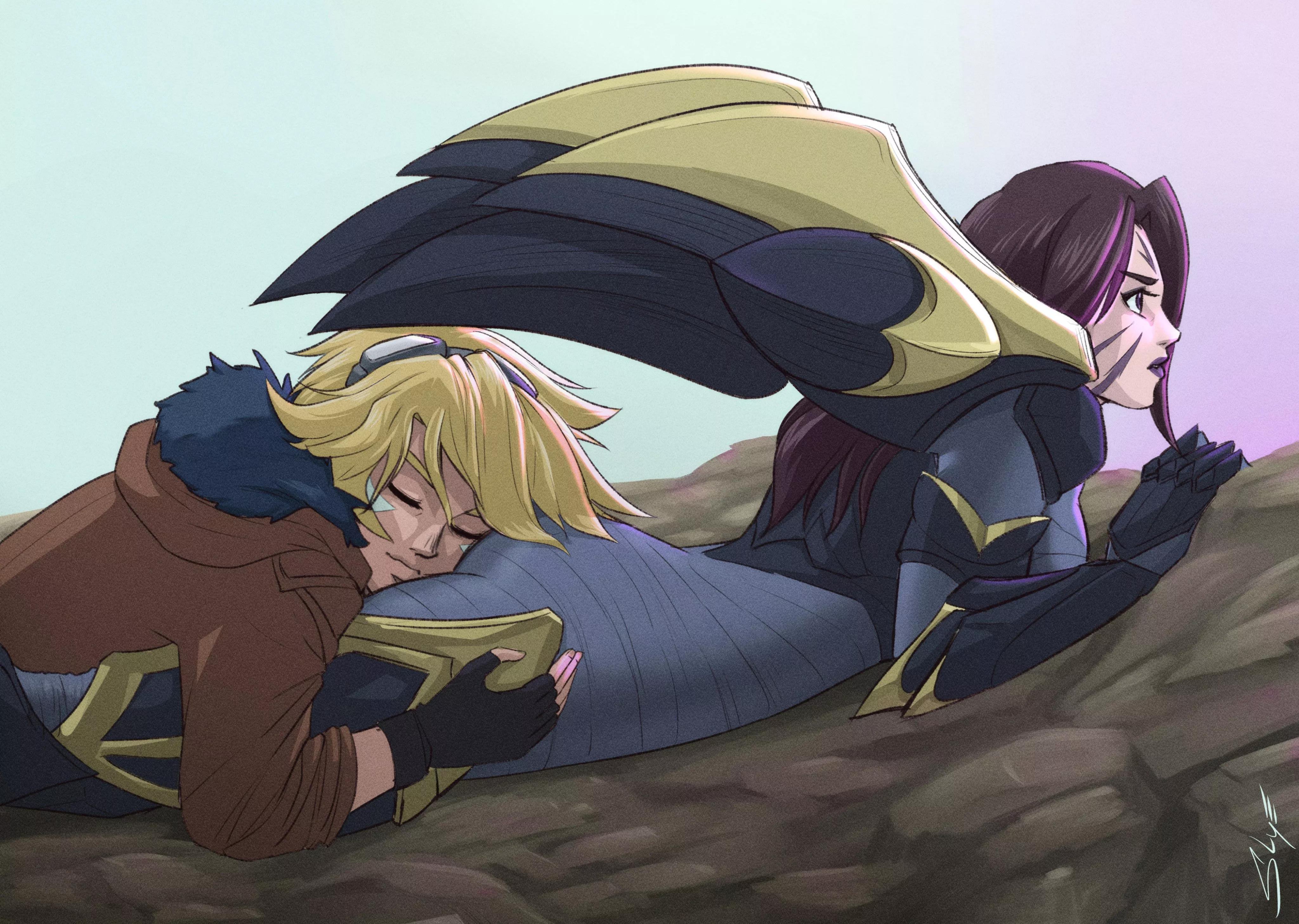 Kai'sa and Ezreal (Le_Slye) on TW