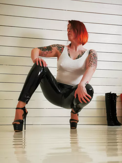 Latex is sexiest way to dress.