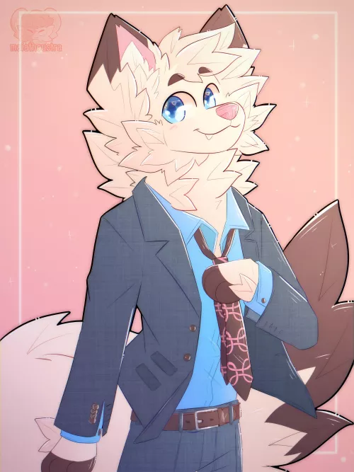 Looking neat ~ comm for NathanSylbreon, art by me @maiathoustra