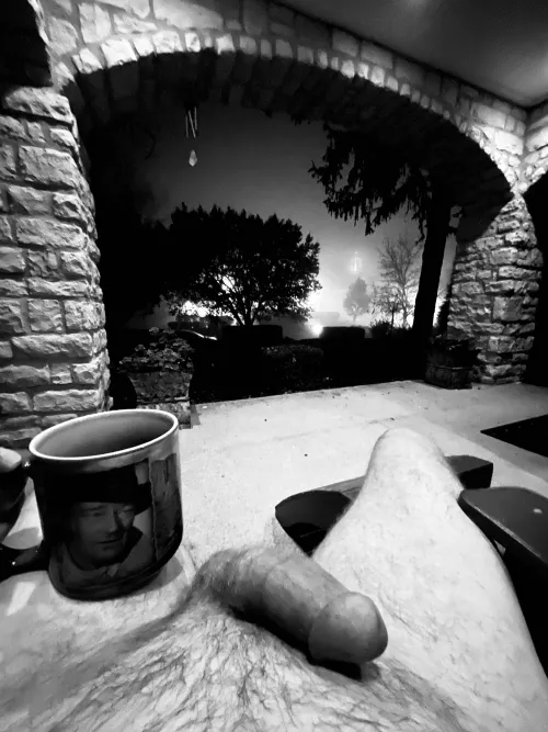 morning fog with my fog buster coffee