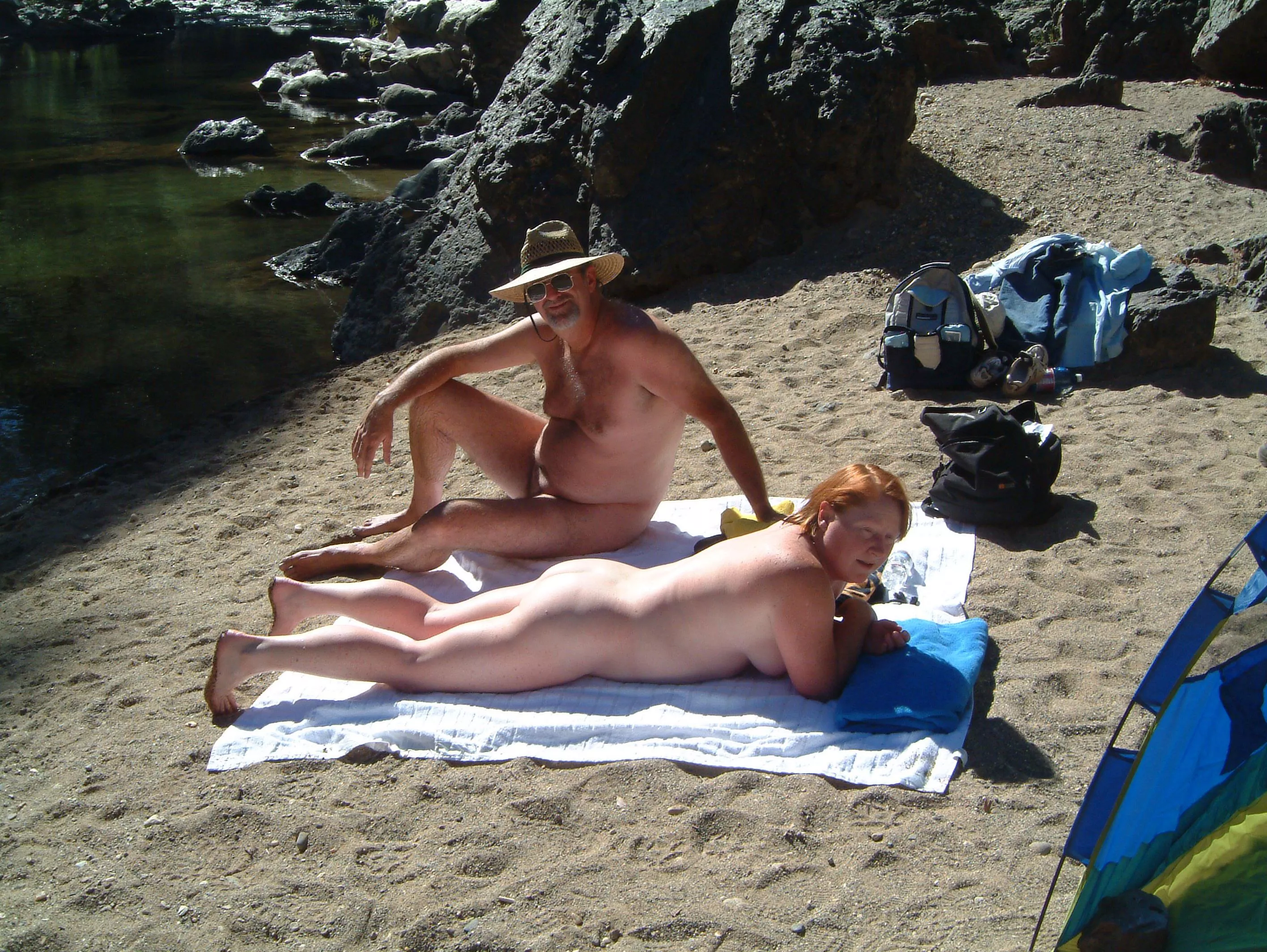 Near Edwards Crossing, the pool.