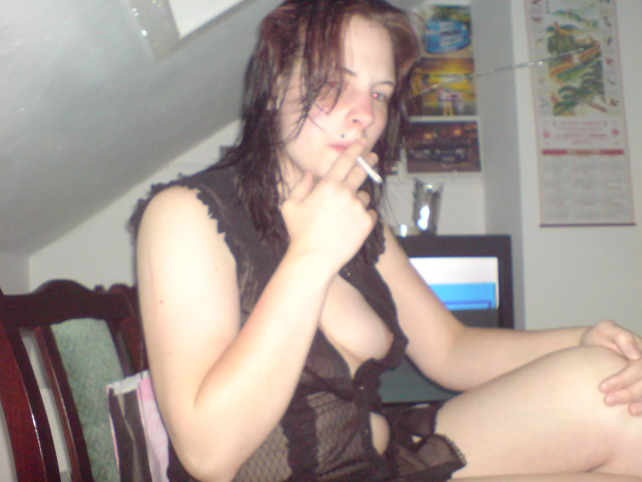 old photo of my wife looking slutty