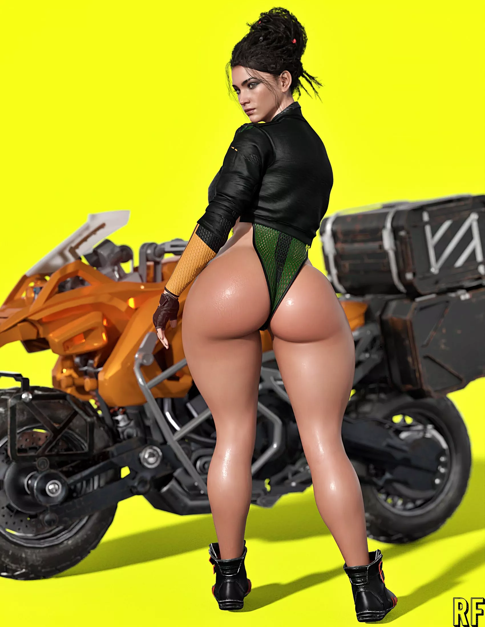 Panam bringing the THICC (Rude Frog) [Cyberpunk 2077]