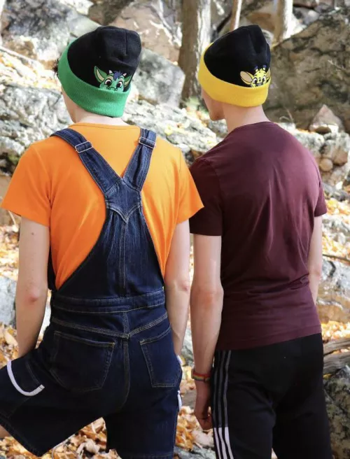 PeekABU Beanies keep the lil beans toasty and stylish!