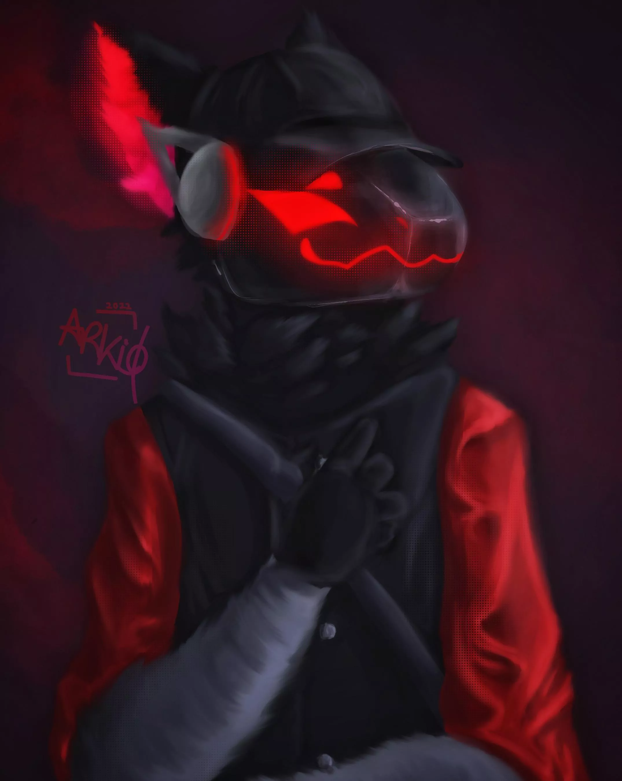 red boi drawing I made for u/TheMartianPlantThing :)