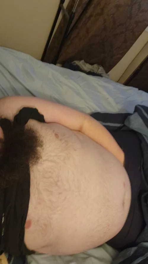 Relaxing in bed after a long day at work... Any ladies wanna join me? :-)