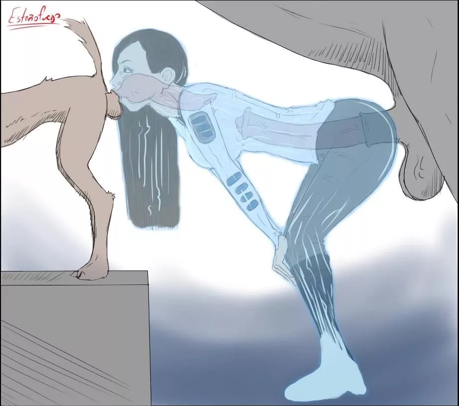 Serina oral knotted and taking a horse balls deep (estanofuego)