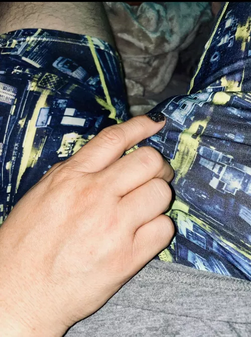 She passed out so I put her hand on my cock…