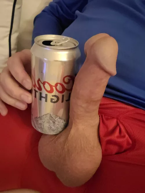 Taller than a beer can but not thicker