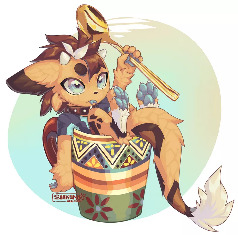 Tea time! My Shakumi ♡ (art (c) me)
