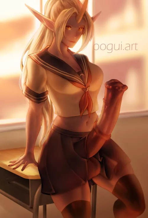 That skirt ain't doing much