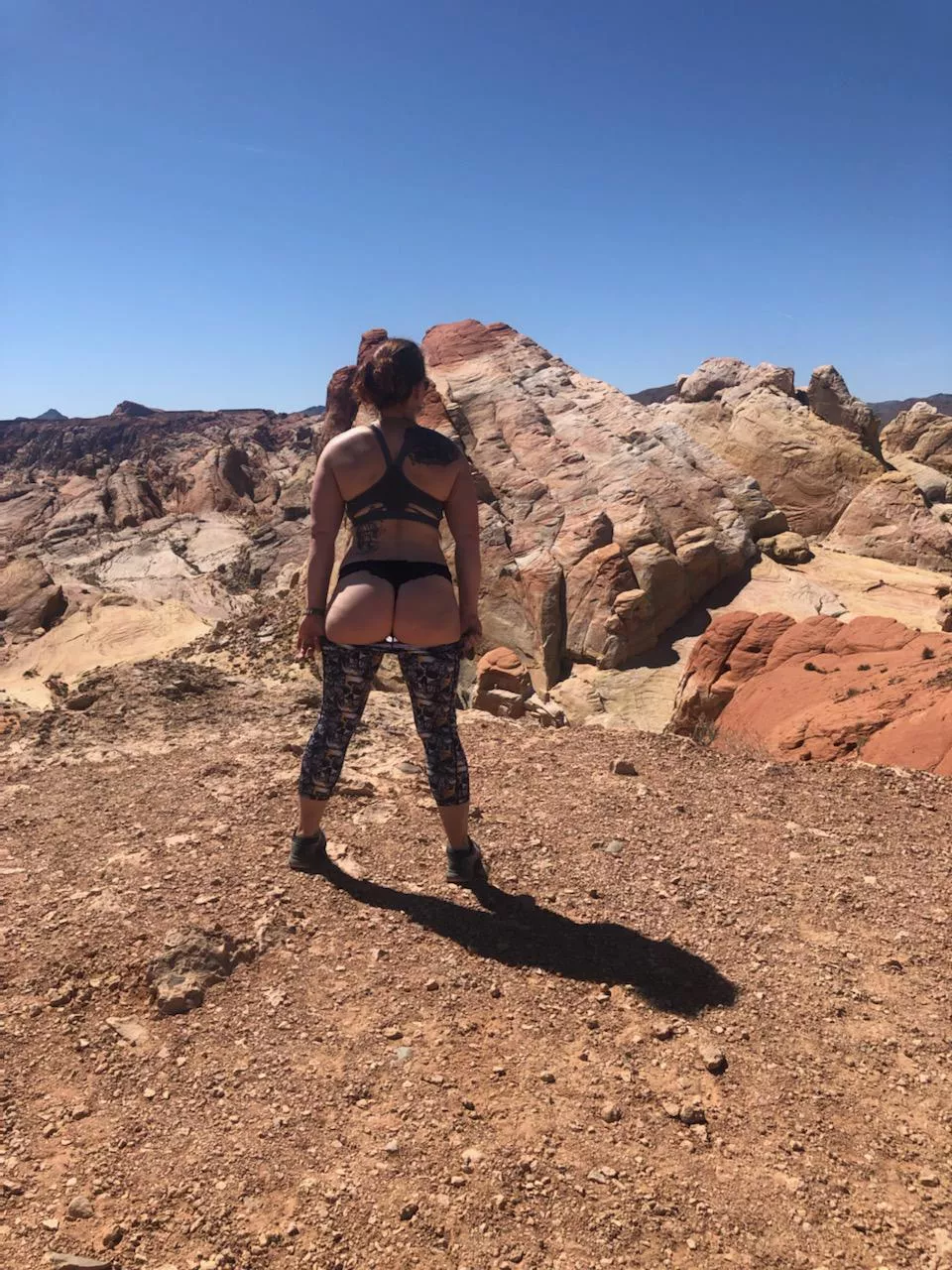 this hiking trail was the per[f]ect spot to start taking some clothes off.