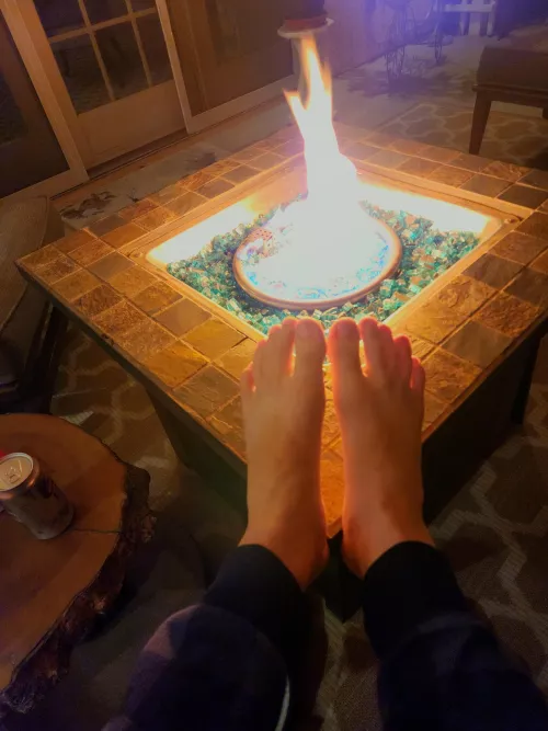 Warming Up These Toes.