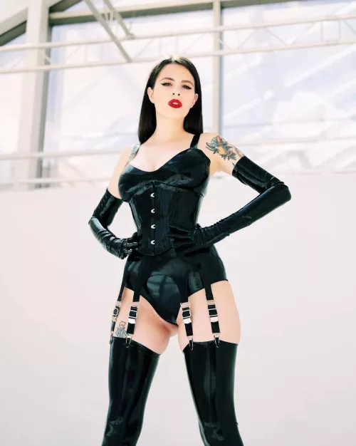 What a beautiful day to wear latex.