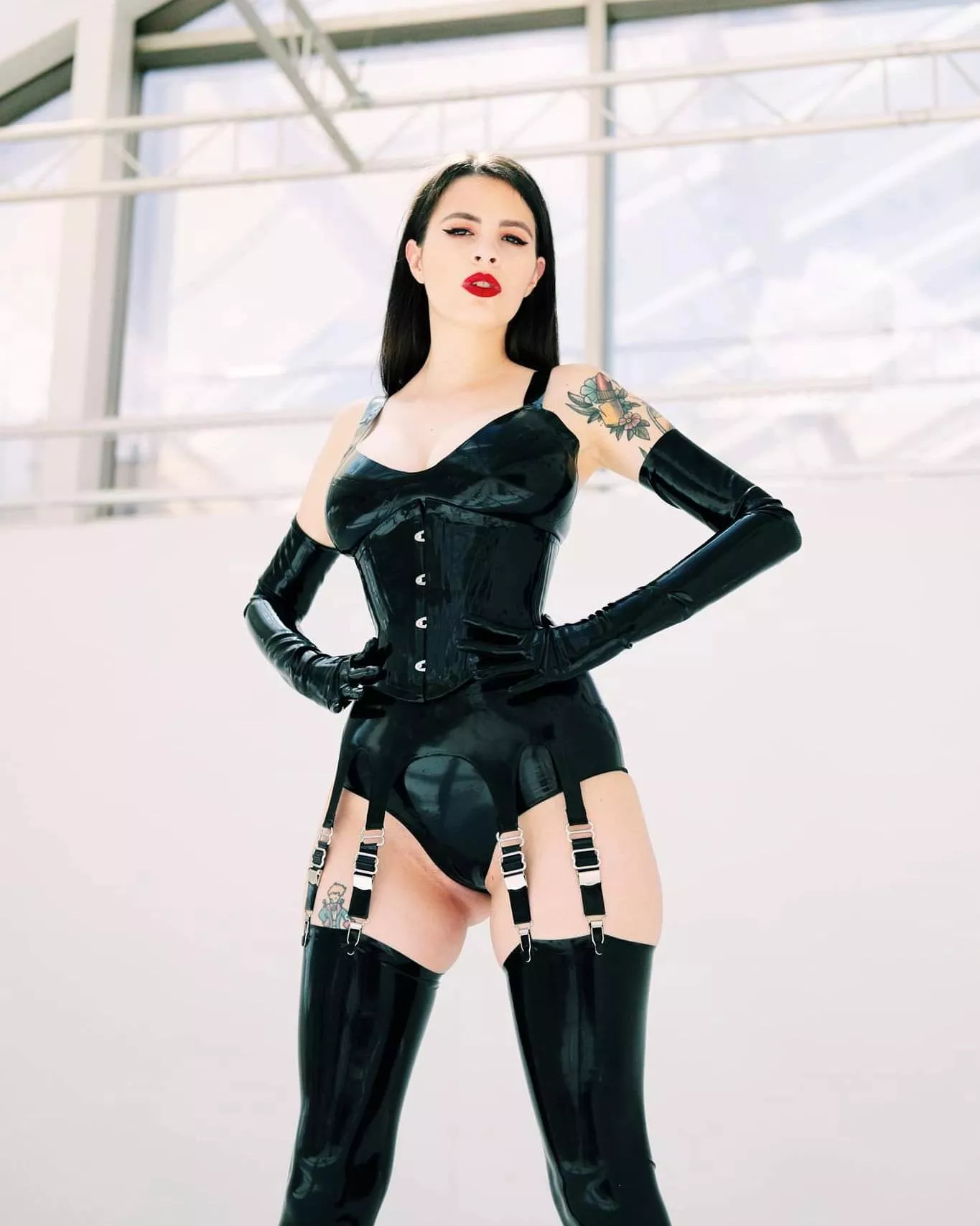 What a beautiful day to wear latex.