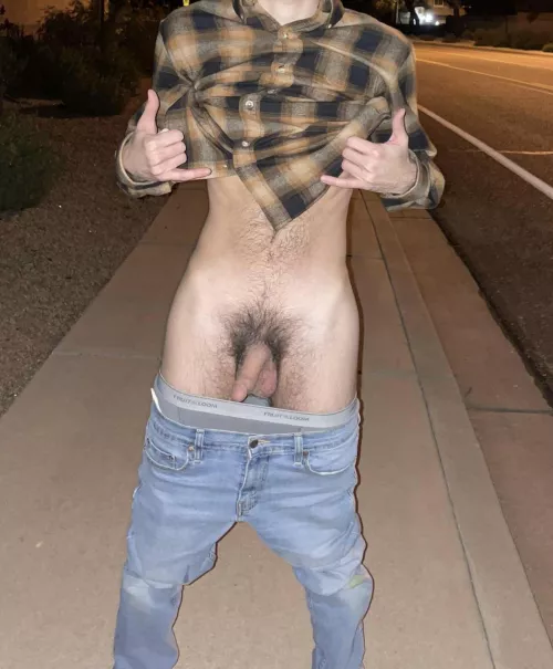 Whipped it out while drunk with my brother and he snapped a pic lmao