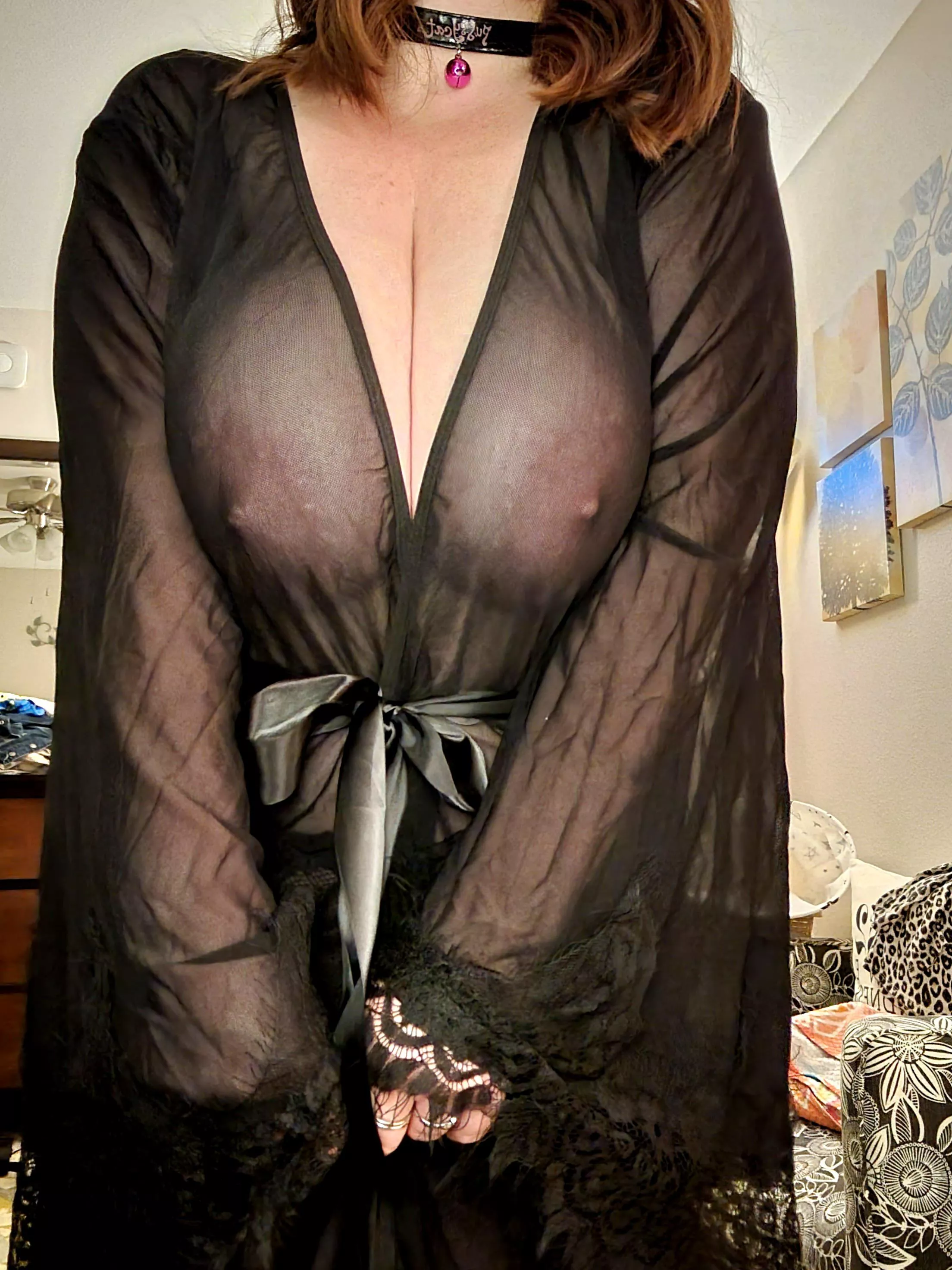 Who's gonna take my robe off?