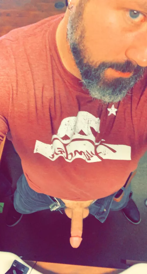 Would you rather play with my beard or my boner?