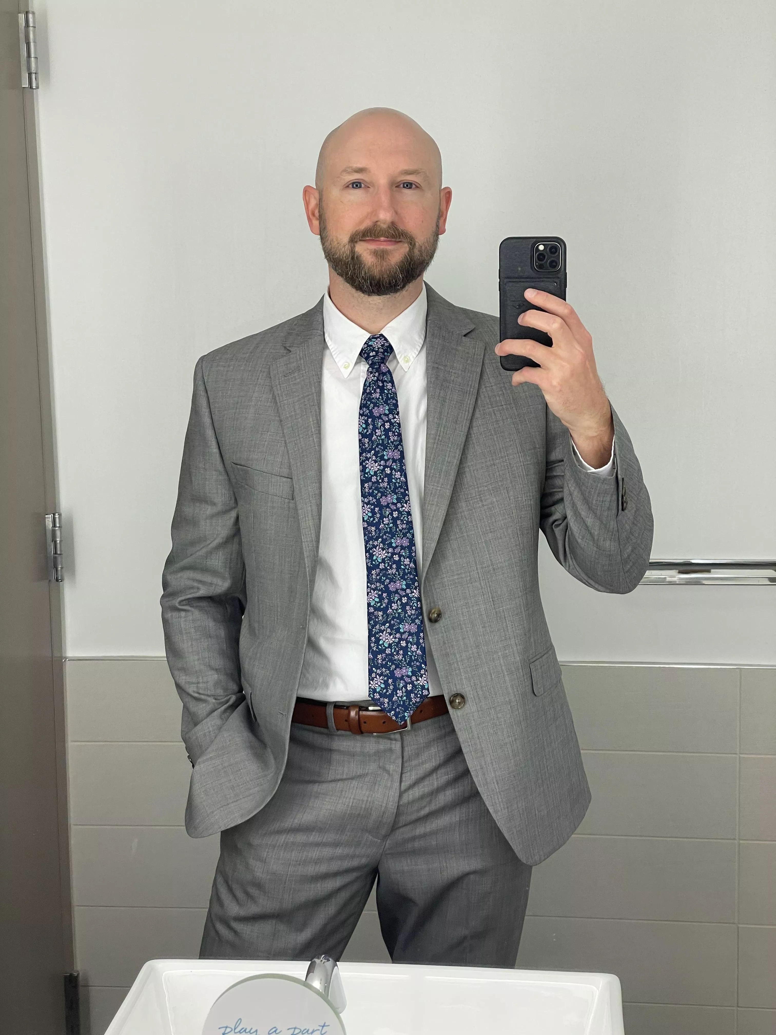 Yearly donning of the wedding suit