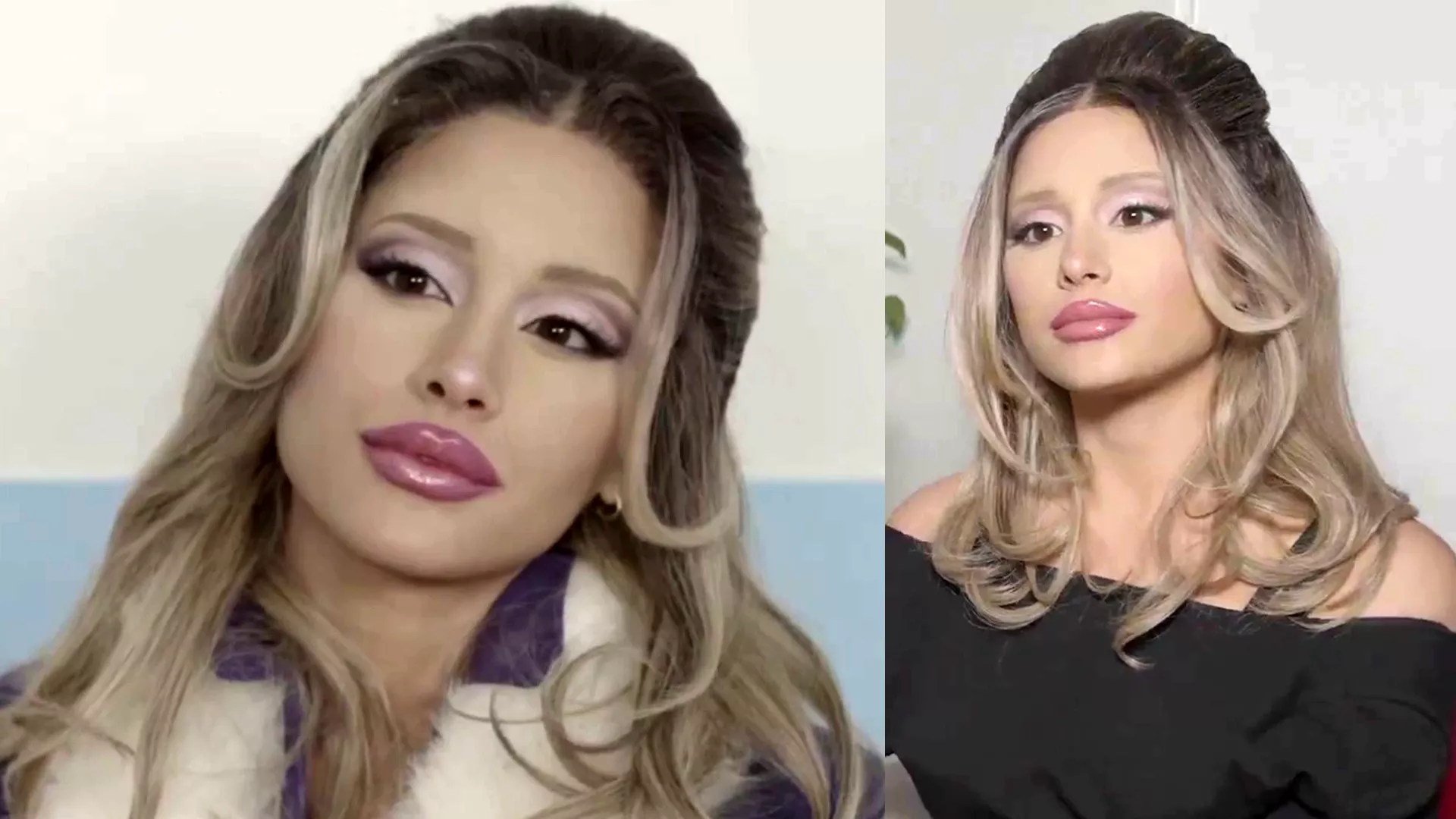 Ariana Grandes dick sucking lips need cum on them