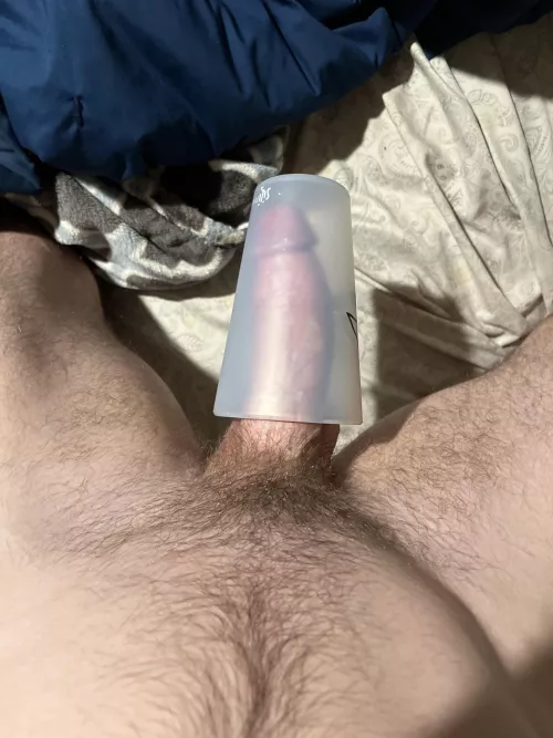 Can you do the hands off pint glass challenge to show your length and hardness?