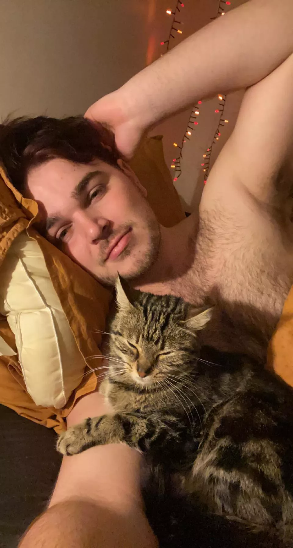 Cat cuddles always make me feel better :3