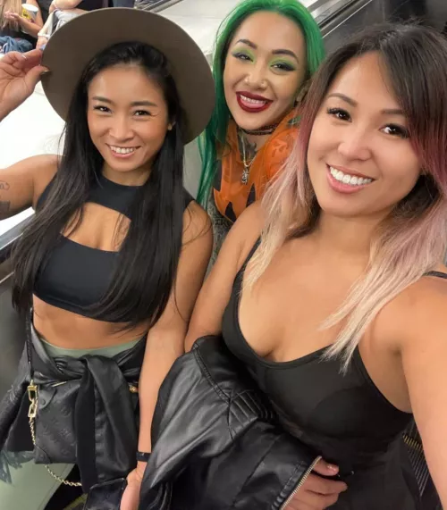 Cute Asian Trio
