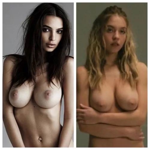 Emily Ratajkowski vs Sydney Sweeney ❤ battle of boobs