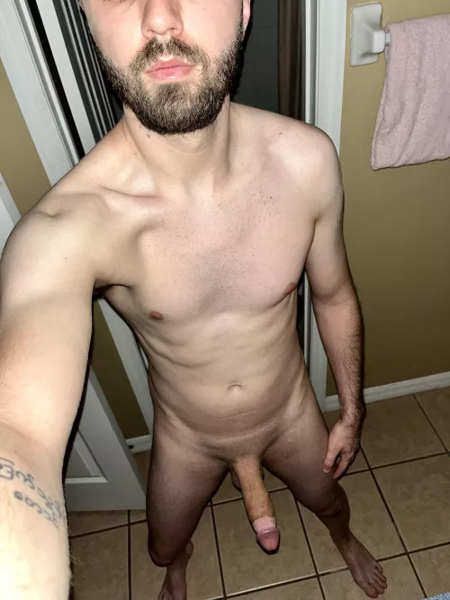 Get on your knees first or back that ass onto me?