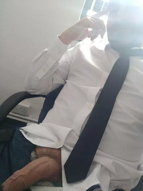 Gotta let him hang out at work