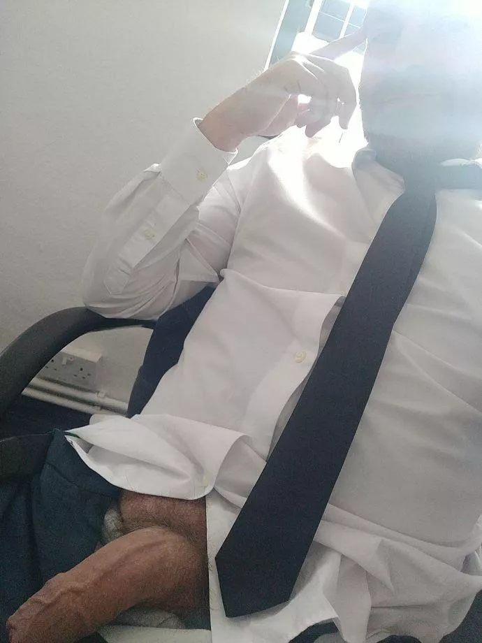 Gotta let him hang out at work