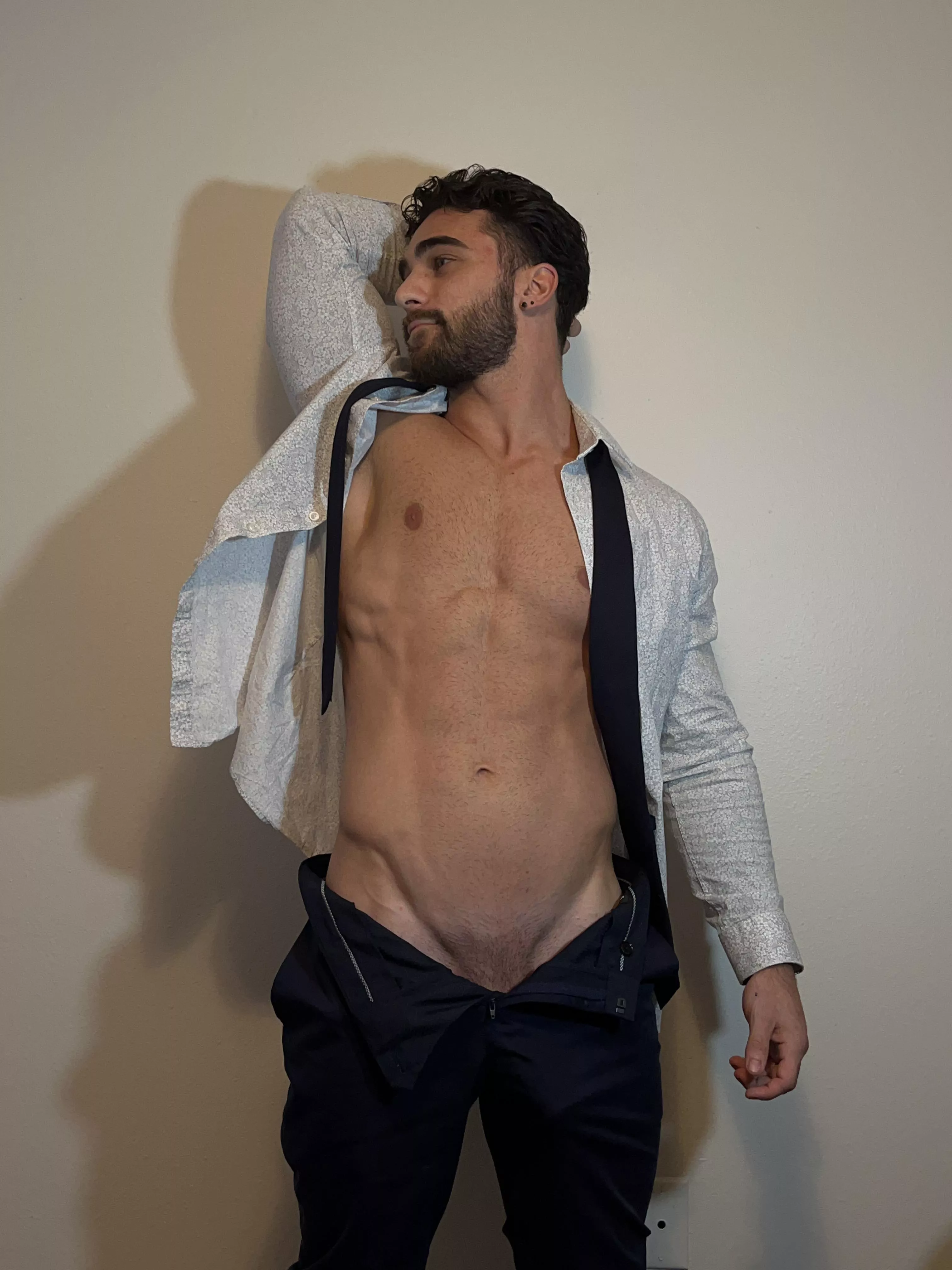 Gotta stretch after a hard work week 😈😜