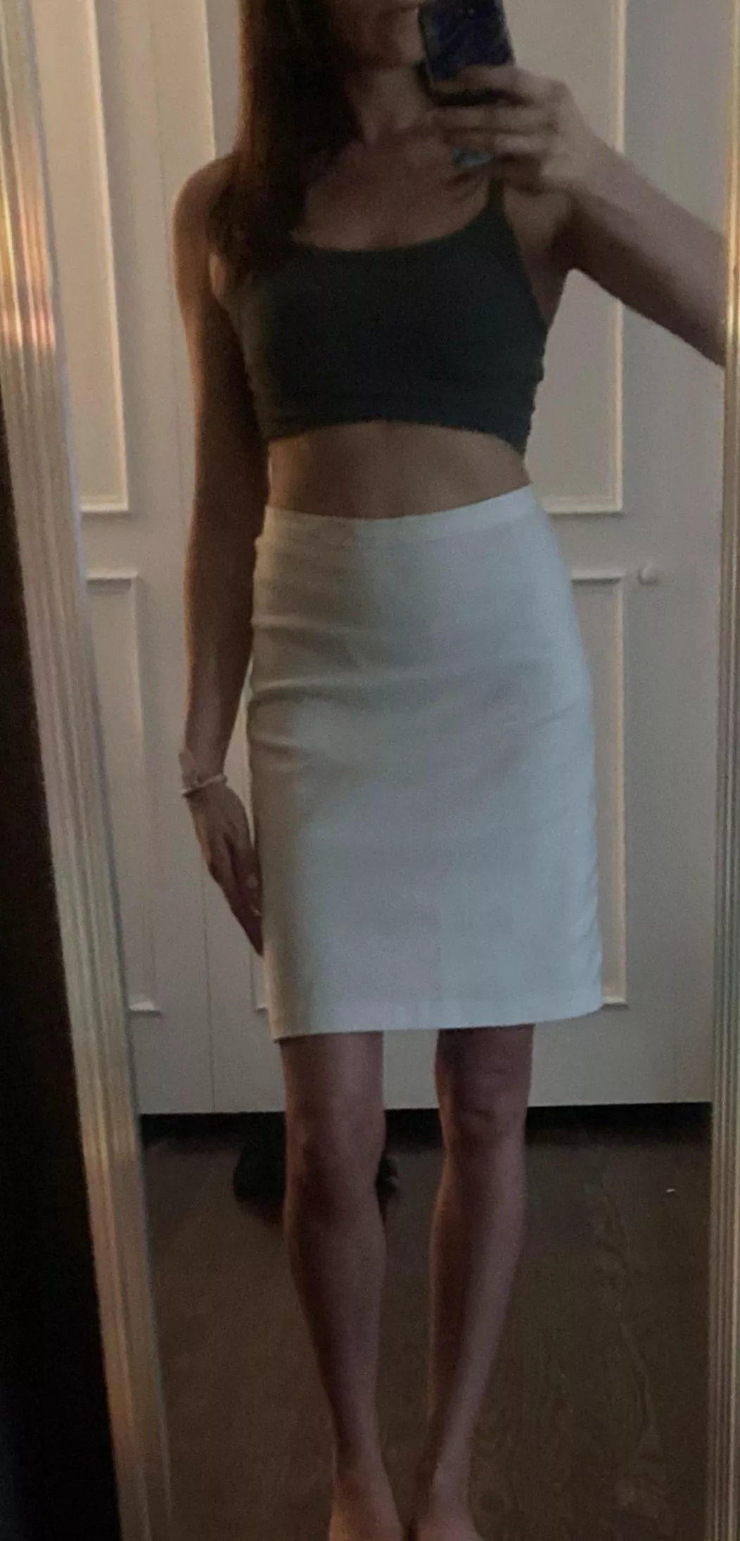 How’s this top with no bra? 💜