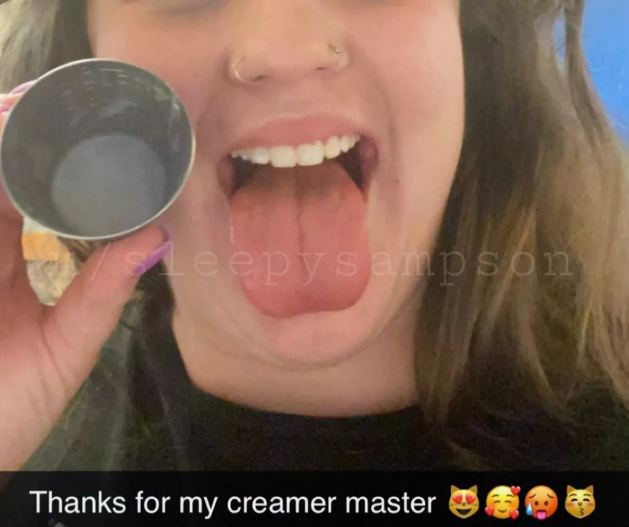 hubby thought I was saving his cum for my coffee, but what if I just poured it all inside me where it belongs [oc]