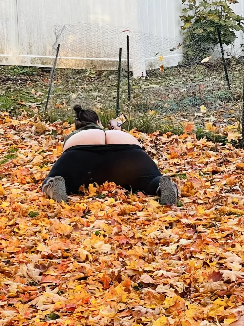 I got busted taking booty shots outside 😂