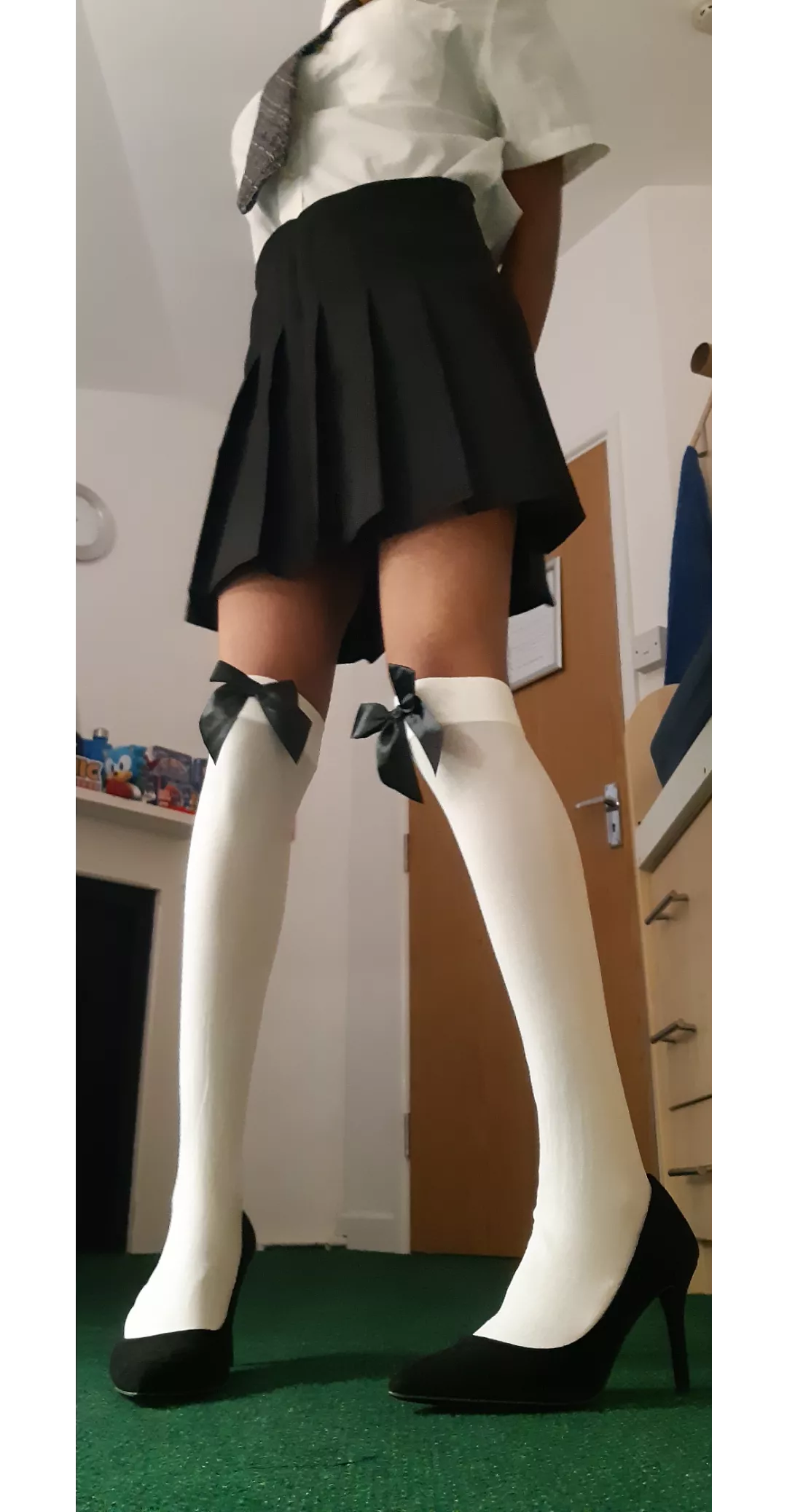 I got ready for school for you <3